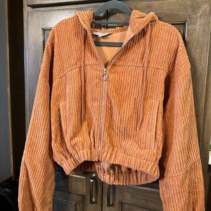 cropped corduroy jacket